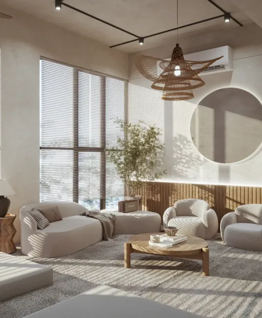 sound healing centre setting area interior design